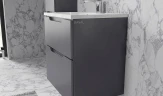Тумба под раковину Raval Wector 70 Wct.01.70/P/A/MD подвесная цвет Антрацит