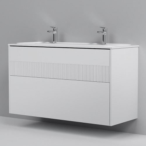 Тумба под раковину AM.PM Func 120 M8FFUX1202WM подвесная Белая матовая МДФ / ЛДСП