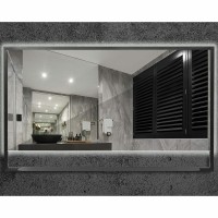 Зеркало Boheme Armadi Art Vallessi 100 552/2 с подсветкой Антрацит с сенсорным выключателем стекло