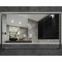 Зеркало Boheme Armadi Art Vallessi 100 552/2 с подсветкой Антрацит с сенсорным выключателем стекло