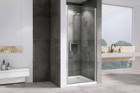 Душевая дверь Abber Sonnenstrand 90 AG04090 профиль Хром стекло прозрачное