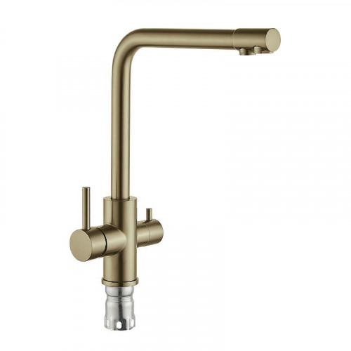 Смеситель для кухни Fmark FS0862C цвет Золото матовое