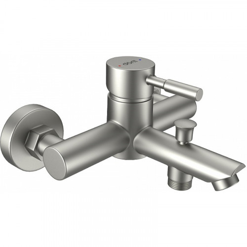 Смеситель для ванны Dorff Logic New D0103030SS Нержавеющая сталь нержавеющая сталь на стену