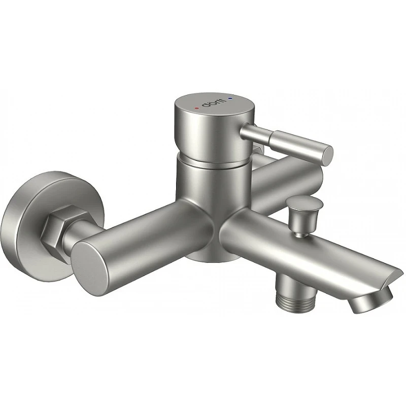 Смеситель для ванны Dorff Logic New D0103030SS Нержавеющая сталь нержавеющая сталь на стену