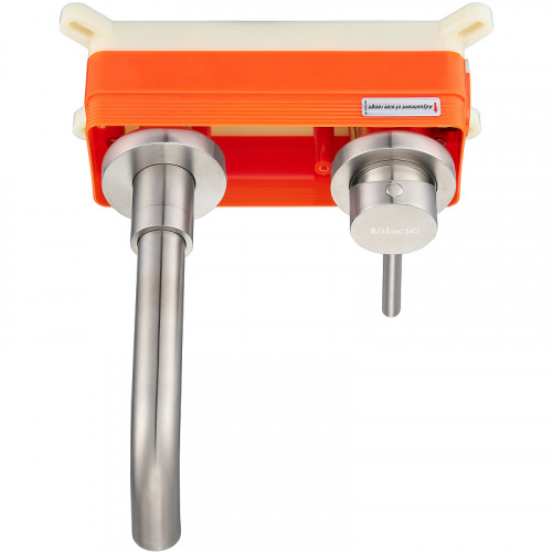 Смеситель для раковины Milacio Ultra MCU.552.SS Нержавеющая сталь нержавеющая сталь встраиваемый