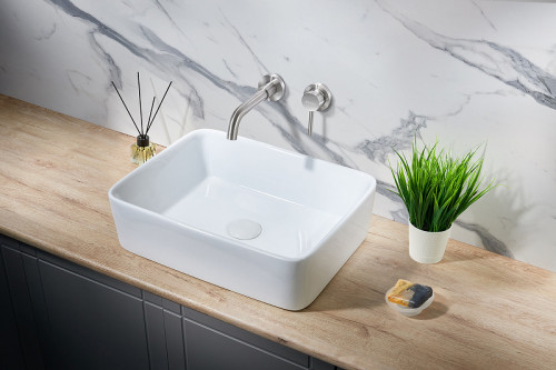 Смеситель для раковины Milacio Ultra MCU.552.SS Нержавеющая сталь нержавеющая сталь встраиваемый