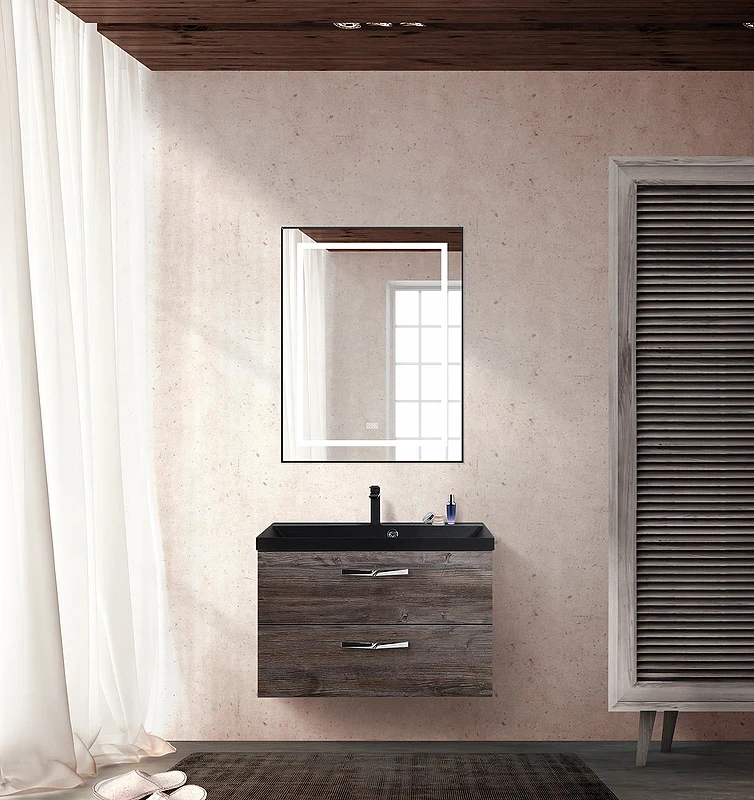Тумба под раковину BelBagno Aurora 80 AURORA-800-2C-SO-PP подвесная Pino Pasadena МДФ / ЛДСП