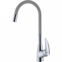 Смеситель для кухни Lemark Linara LM0415C-Gray Хром Серый латунь