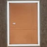 Зеркальный шкаф Silver Mirrors Киото-2 Flip 50 LED-00002681 с подсветкой Белый МДФ / ЛДСП, стекло