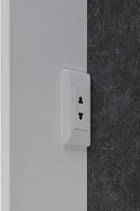 Зеркальный шкаф Silver Mirrors Киото-2 Flip 50 LED-00002681 с подсветкой Белый МДФ / ЛДСП, стекло
