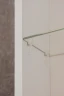 Зеркальный шкаф Silver Mirrors Киото-2 Flip 50 LED-00002681 с подсветкой Белый МДФ / ЛДСП, стекло