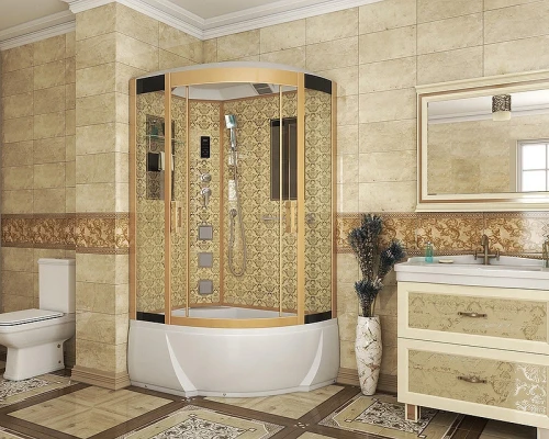 Душевая кабина Niagara Luxe 120x80 NG-7712GL с гидромассажем