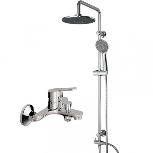 Душевая система Dorff Norma D0711010 Хром латунь на стену