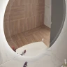 Зеркало Cezares Eco 80 CZR-SPC-ECO-800-LED-TCH с подсветкой с лазерной гравировкой и сенсорным выключателем стекло