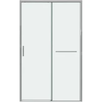 Душевая дверь Grossman Style 130 100.K33.05.130.10.00 профиль Хром стекло прозрачное
