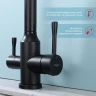 Смеситель для кухни Raglo R81.61.06 Черный матовый латунь