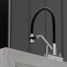 Смеситель для кухни Sancos Dora SC4003CH Хром Черный латунь