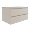 Тумба под раковину Vincea Люка Софт-Тач (Luka Soft-Touch) 80 VMC-2L800MBG подвесная цвет M.Beige Soft-touch