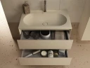 Тумба под раковину Vincea Люка Софт-Тач (Luka Soft-Touch) 80 VMC-2L800MBG подвесная цвет M.Beige Soft-touch