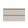 Тумба под раковину Vincea Люка Софт-Тач (Luka Soft-Touch) 80 VMC-2L800MBG подвесная цвет M.Beige Soft-touch