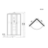 Душевая кабина Niagara Ultra 90x90 NG-301-01 с гидромассажем