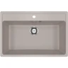 Кухонная мойка Ulgran Classic U-600-302 Песочная искусственный камень (литьевой мрамор) встраиваемый