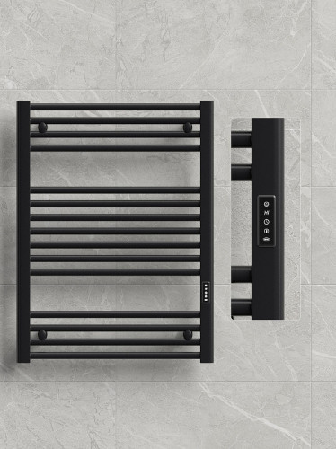 Электрический полотенцесушитель Rifar D-line 800х600 DL-080-60-BM цвет Черный янтарь матовый