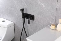 Гигиенический душ со смесителем Lemark Nubira LM6219ORB Черная бронза латунь встраиваемый