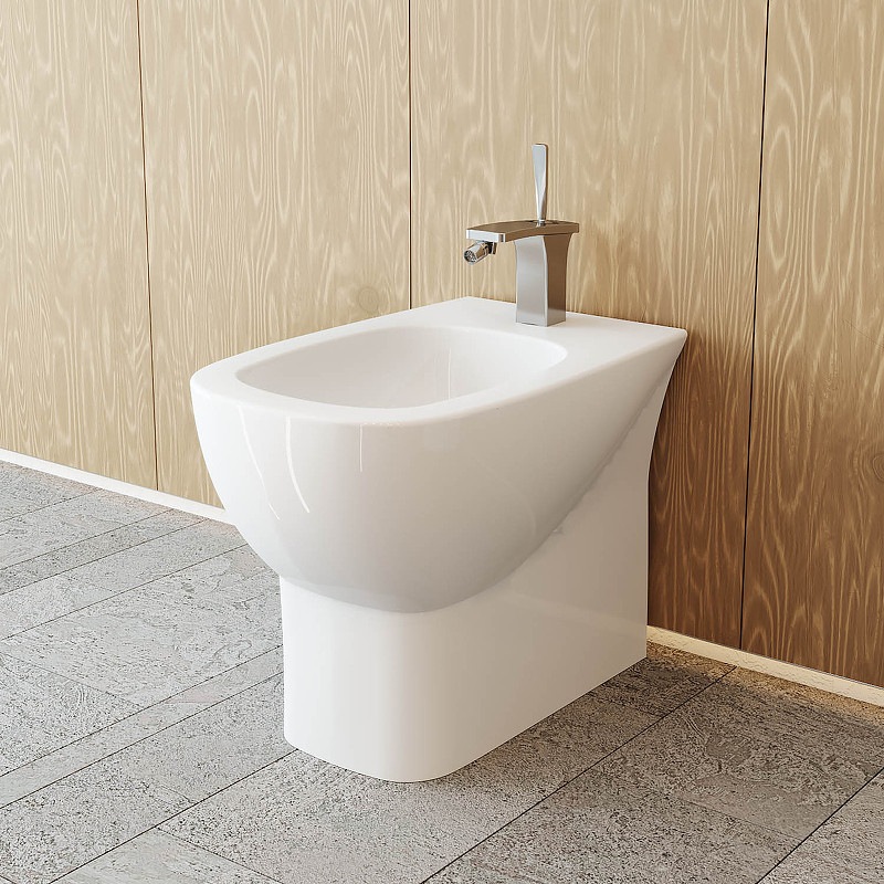 Биде Sanita Luxe Infinity BD.FS/Infinity/C/WHT.G/S1 Белое