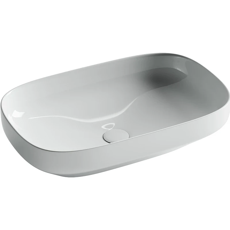 Раковина-чаша Ceramicanova Element 60 CN5030 Белая фарфор накладная