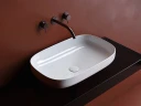 Раковина-чаша Ceramicanova Element 60 CN5030 Белая фарфор накладная