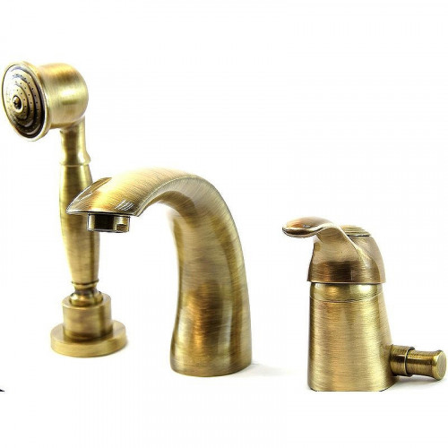 Смеситель на борт ванны Webert Aurora AU850701065 Бронза