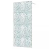 Душевая перегородка Azario Walk-In 120 AZ-275-120-CH-CBR профиль Хром стекло с узором Битое стекло