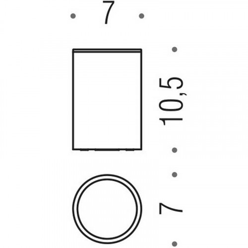 Стакан для зубных щеток Colombo Design Plus W4941.HPS1 Zirconium