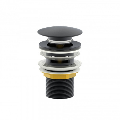 Донный клапан Wonzon &amp; Woghand WW-88SS01-BGM click-clack цвет Темный графит