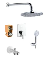 Душевая система Azario Tevis AZ-15490711 цвет Хром