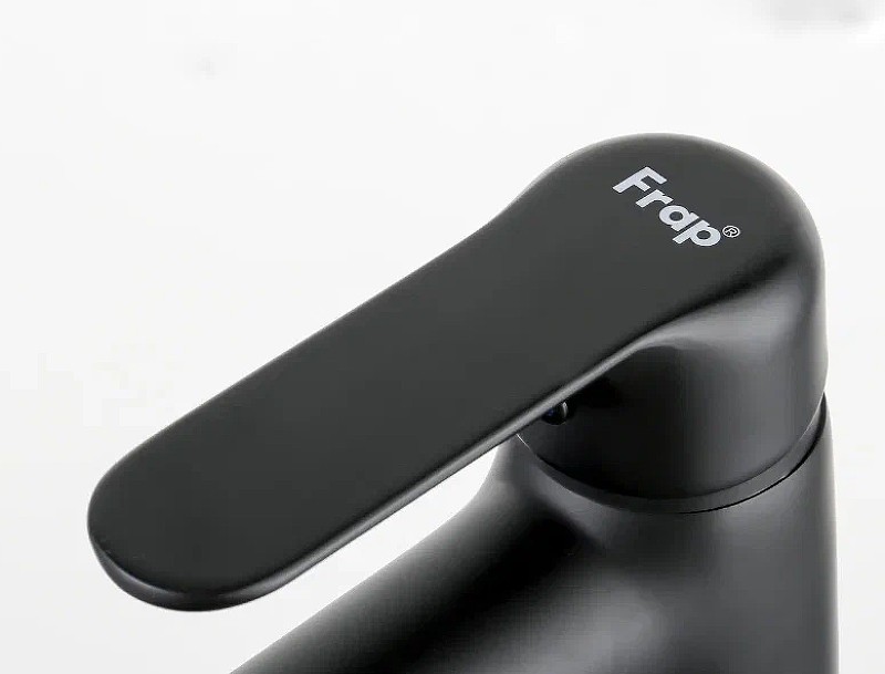 Смеситель для раковины Frap H17-6 F1017-6 Черный матовый латунь