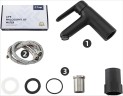 Смеситель для раковины Frap H17-6 F1017-6 Черный матовый латунь