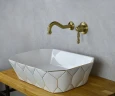 Смеситель для раковины Bronze de Luxe Tiffany 1920BR Бронза