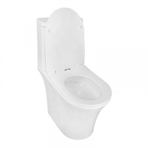 Унитаз компакт Azario Vois AZ-1343В цвет Белый с бачком и сиденьем Микролифт
