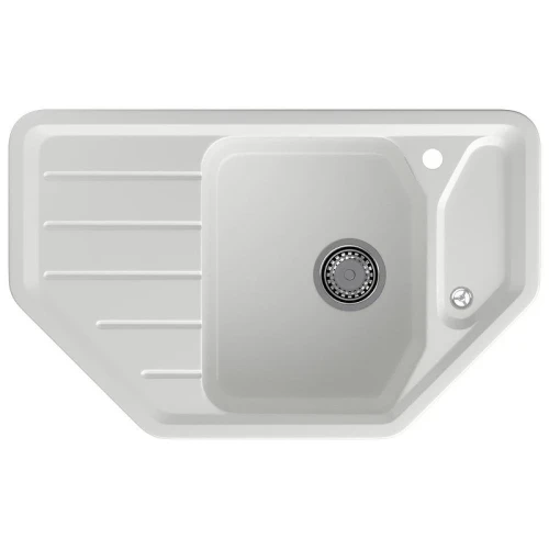 Кухонная мойка GranFest Corner C-800E иней цвет Иней