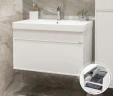 Тумба с раковиной Comforty Мадрид 81 00-00020810 подвесная Тумба-умывальник