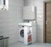 Тумба под раковину Corozo Лео 80 SD-00000782 Белая МДФ / ЛДСП