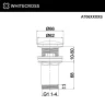 Донный клапан Whitecross x A706XXXXS цвет RAL матовый
