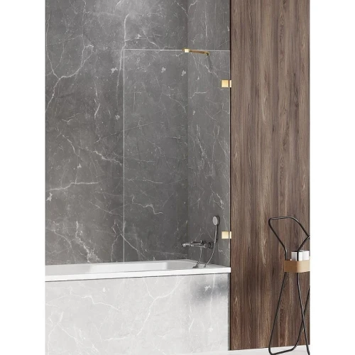 Шторка для ванны New Trendy AVEXA Gold x100 EXK-2175