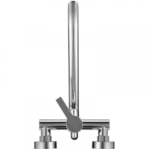 Смеситель для ванны Swedbe Diana 1055 универсальный Хром латунь на стену