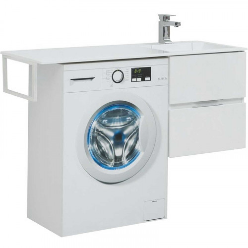 Тумба под раковину Aquanet Алвита 120 R 243660 подвесная Белая МДФ / ЛДСП