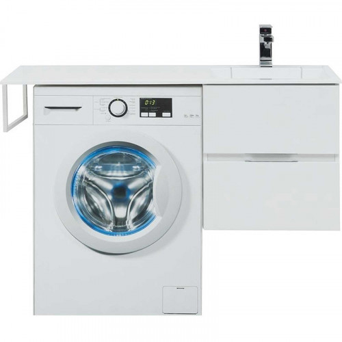 Тумба под раковину Aquanet Алвита 120 R 243660 подвесная Белая МДФ / ЛДСП