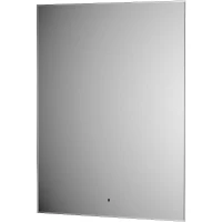 Зеркало Defesto Glow 60х80 DF 2517R с подсветкой 25W-3000К/с фацетом/ИК - выключатель/Теплый белый свет
