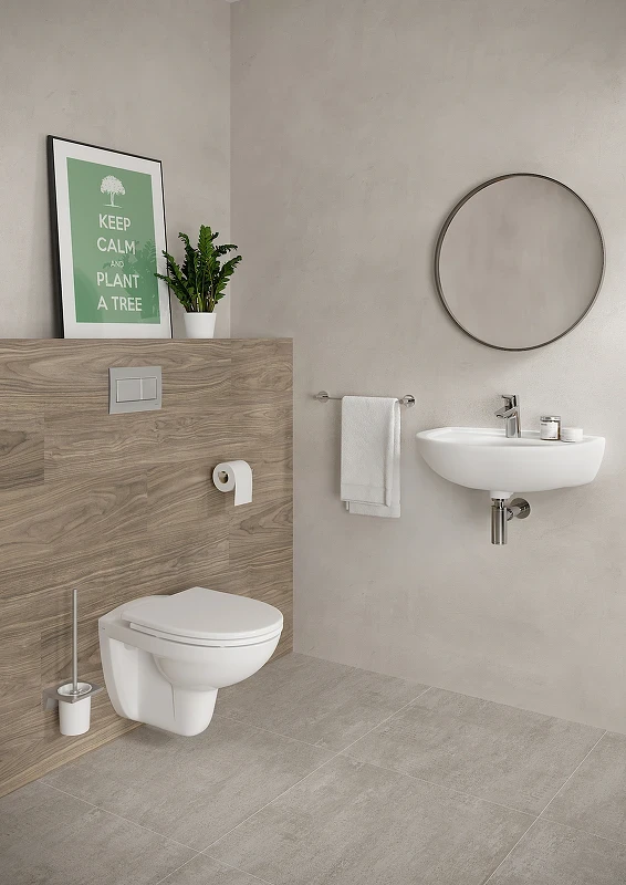 Унитаз Vitra Normus 6855B003-0101 подвесной без сиденья фарфор подвесной